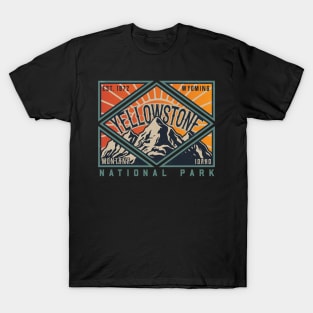 Yellowstone National Park Hiking Camping T-Shirt